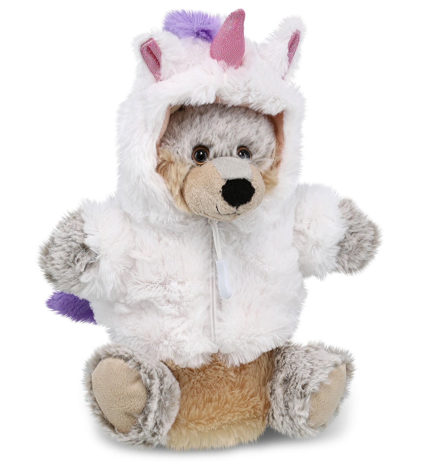 PLUSH UNICORN - SUPER SOFT PLUSH HAND PUPPET - WOLF