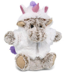 PLUSH UNICORN - SUPER SOFT PLUSH HAND PUPPET - MOOSE