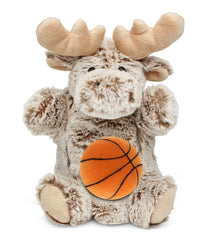 SUPER SOFT PLUSH HAND PUPPET - MOOSE WITH BASKETBALL PLUSH