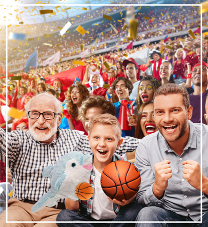 SUPER SOFT PLUSH HAND PUPPET - DOLPHIN WITH BASKETBALL PLUSH