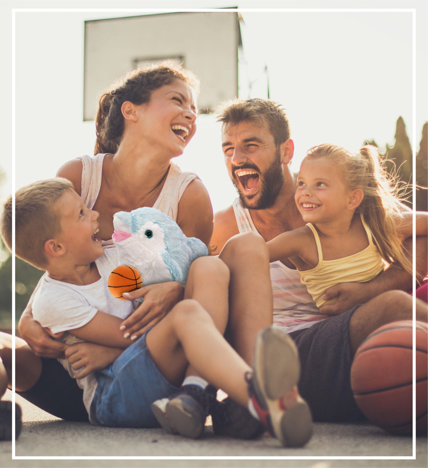 SUPER SOFT PLUSH HAND PUPPET - DOLPHIN WITH BASKETBALL PLUSH