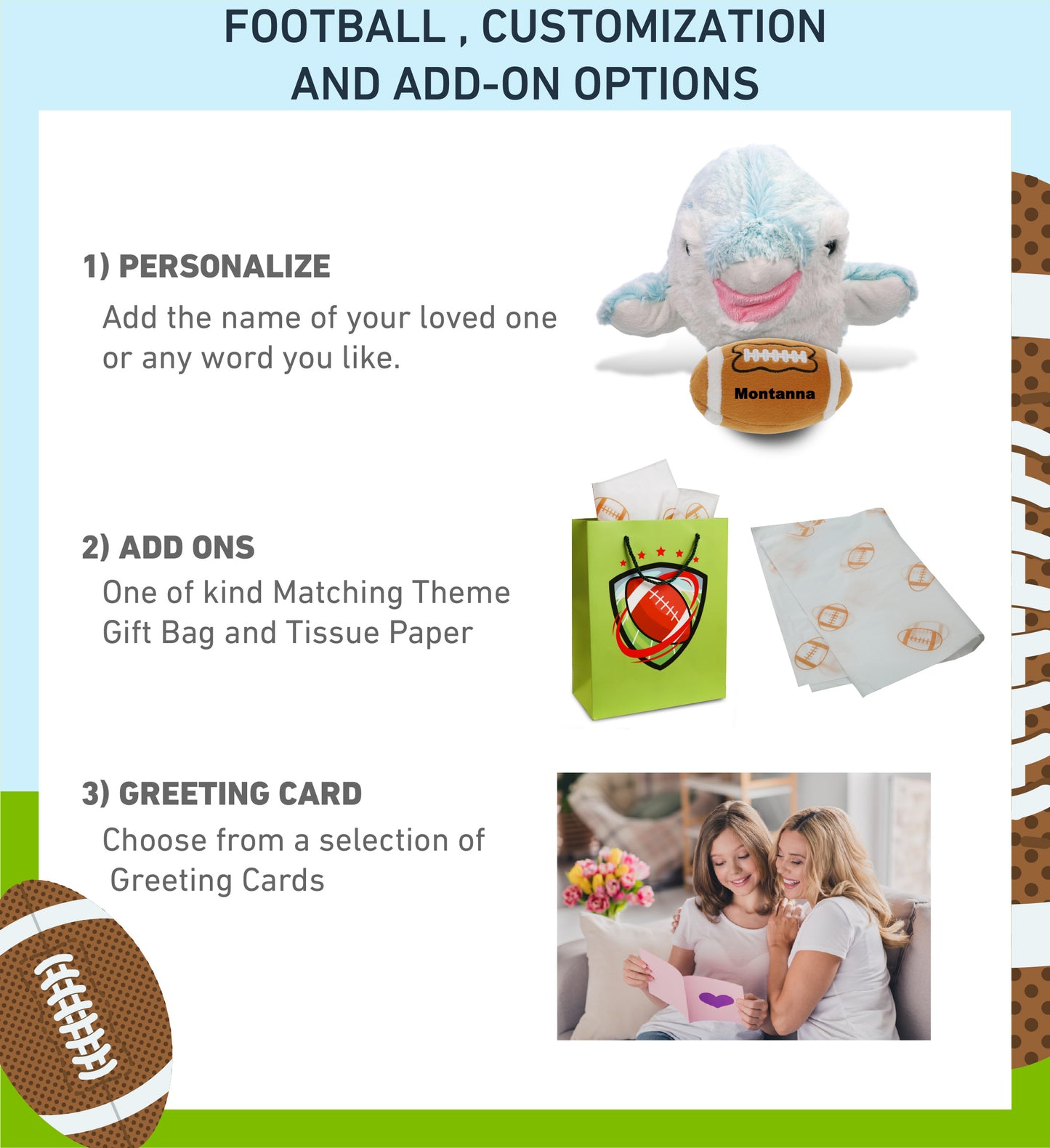 SUPER SOFT PLUSH HAND PUPPET - DOLPHIN WITH FOOTBALL PLUSH