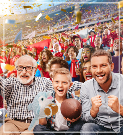 SUPER SOFT PLUSH HAND PUPPET - DOLPHIN WITH FOOTBALL PLUSH