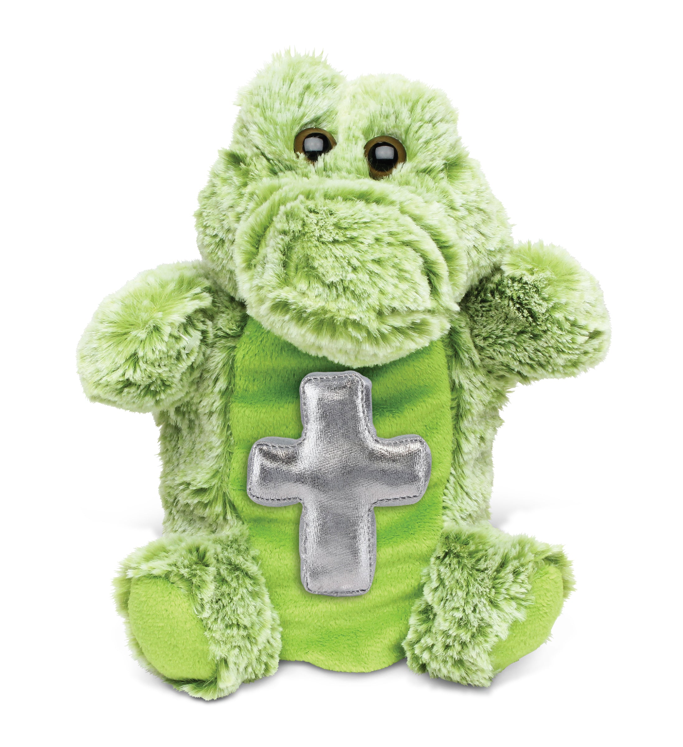 PLUSH CROSS - SUPER SOFT PLUSH HAND PUPPET - ALLIGATOR