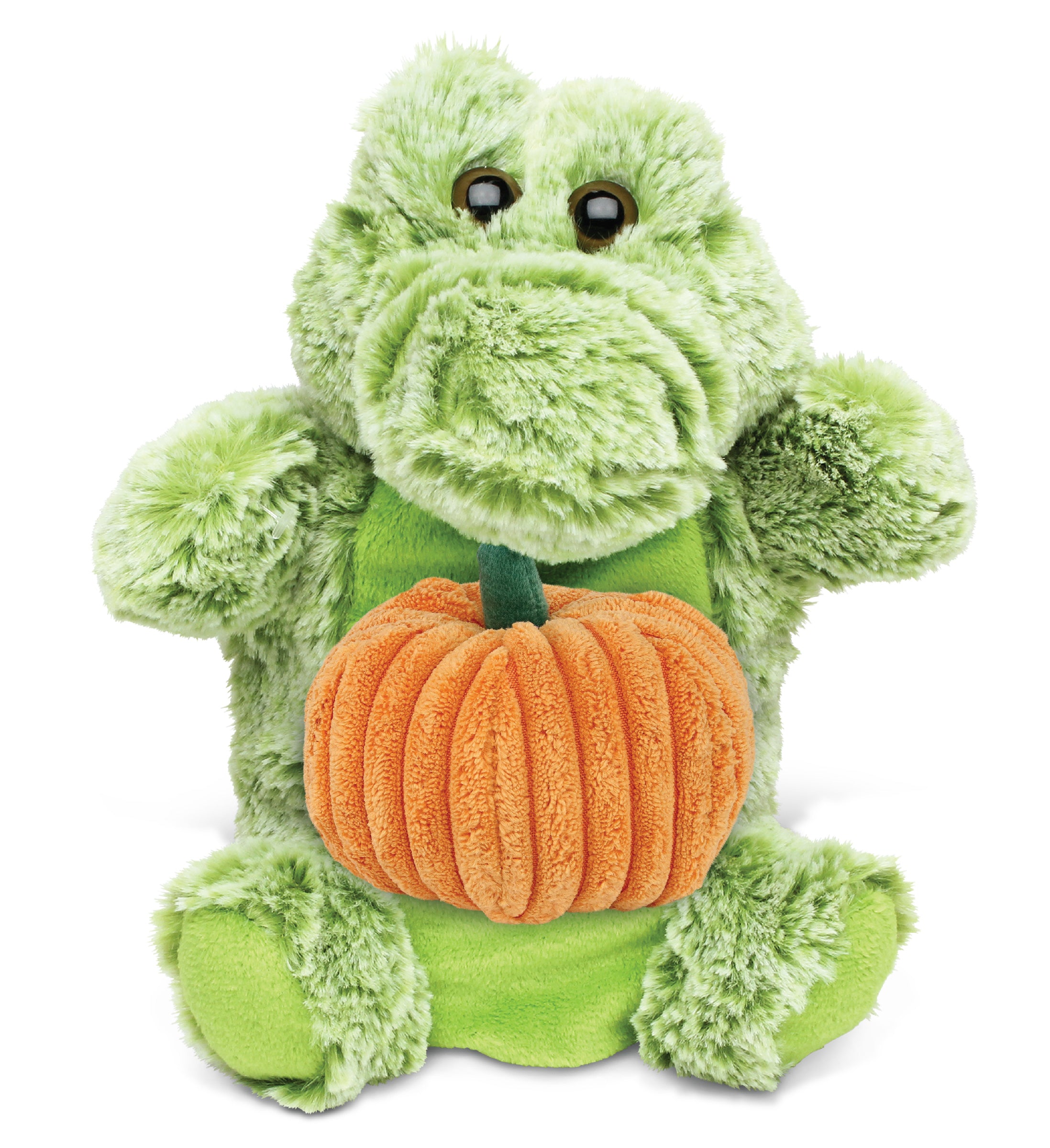 PLUSH PUMPKIN - SUPER SOFT PLUSH HAND PUPPET - ALLIGATOR