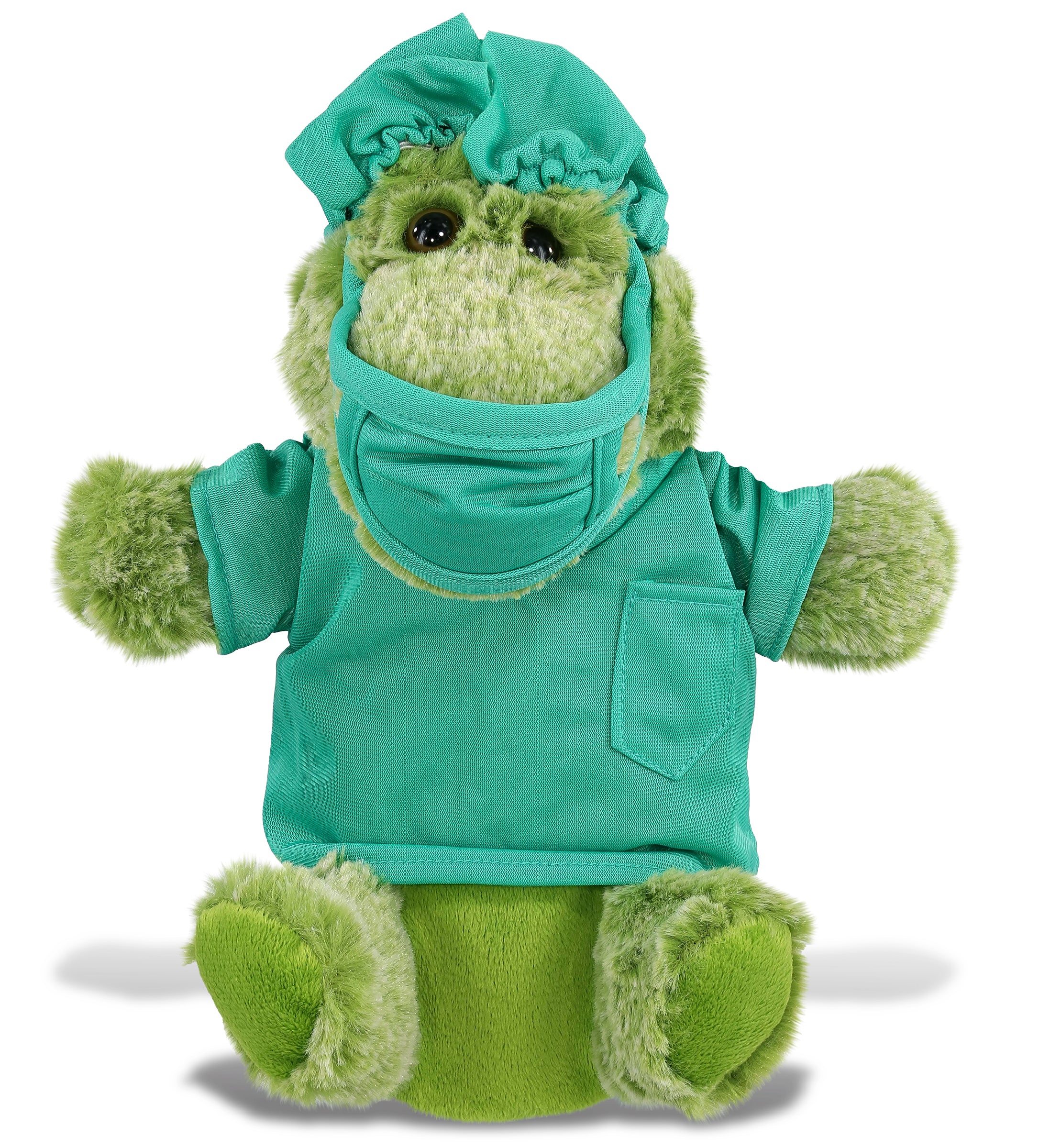 PLUSH DOCTOR - SUPER SOFT PLUSH HAND PUPPET - ALLIGATOR