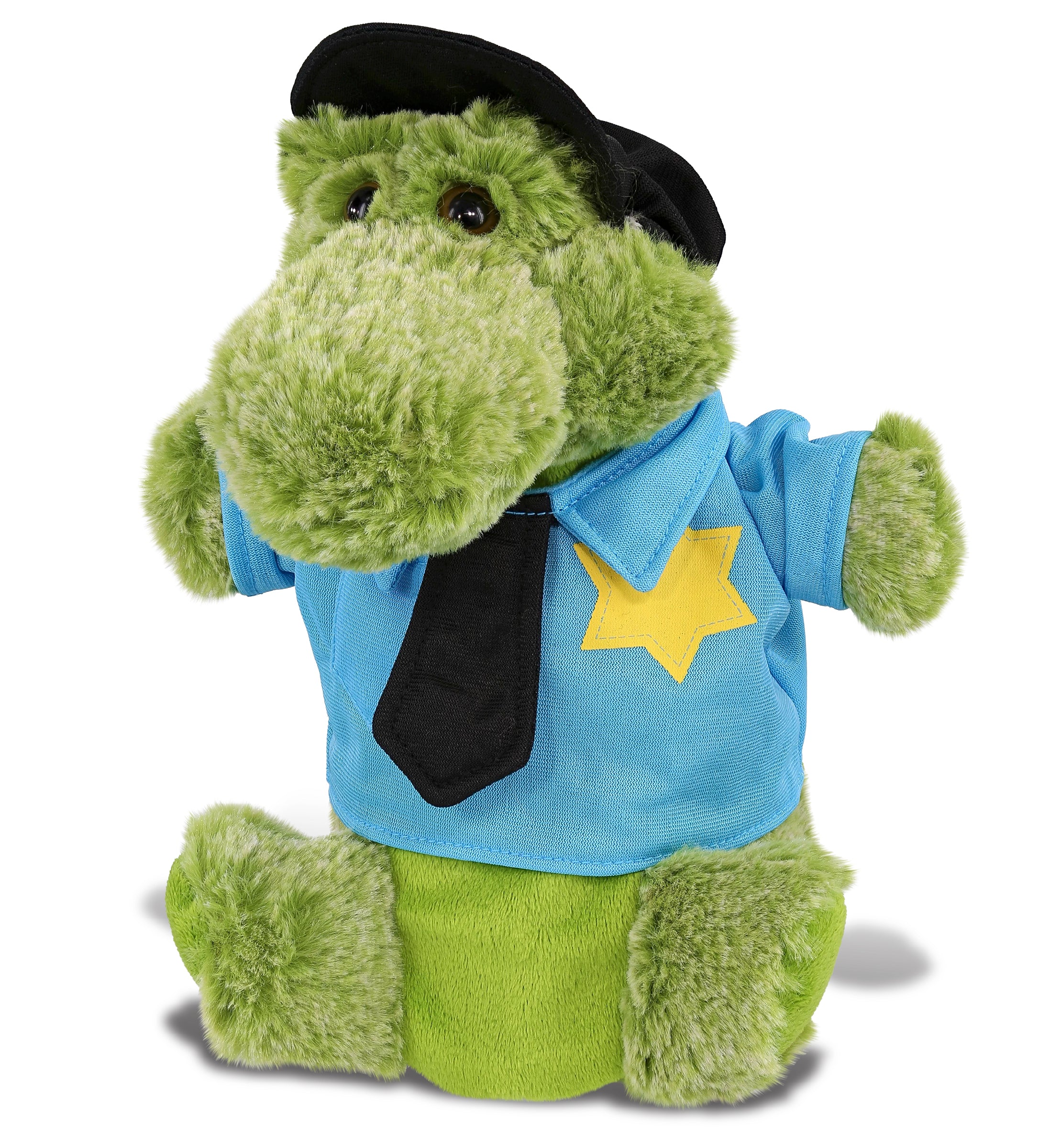PLUSH POLICE - SUPER SOFT PLUSH HAND PUPPET - ALLIGATOR