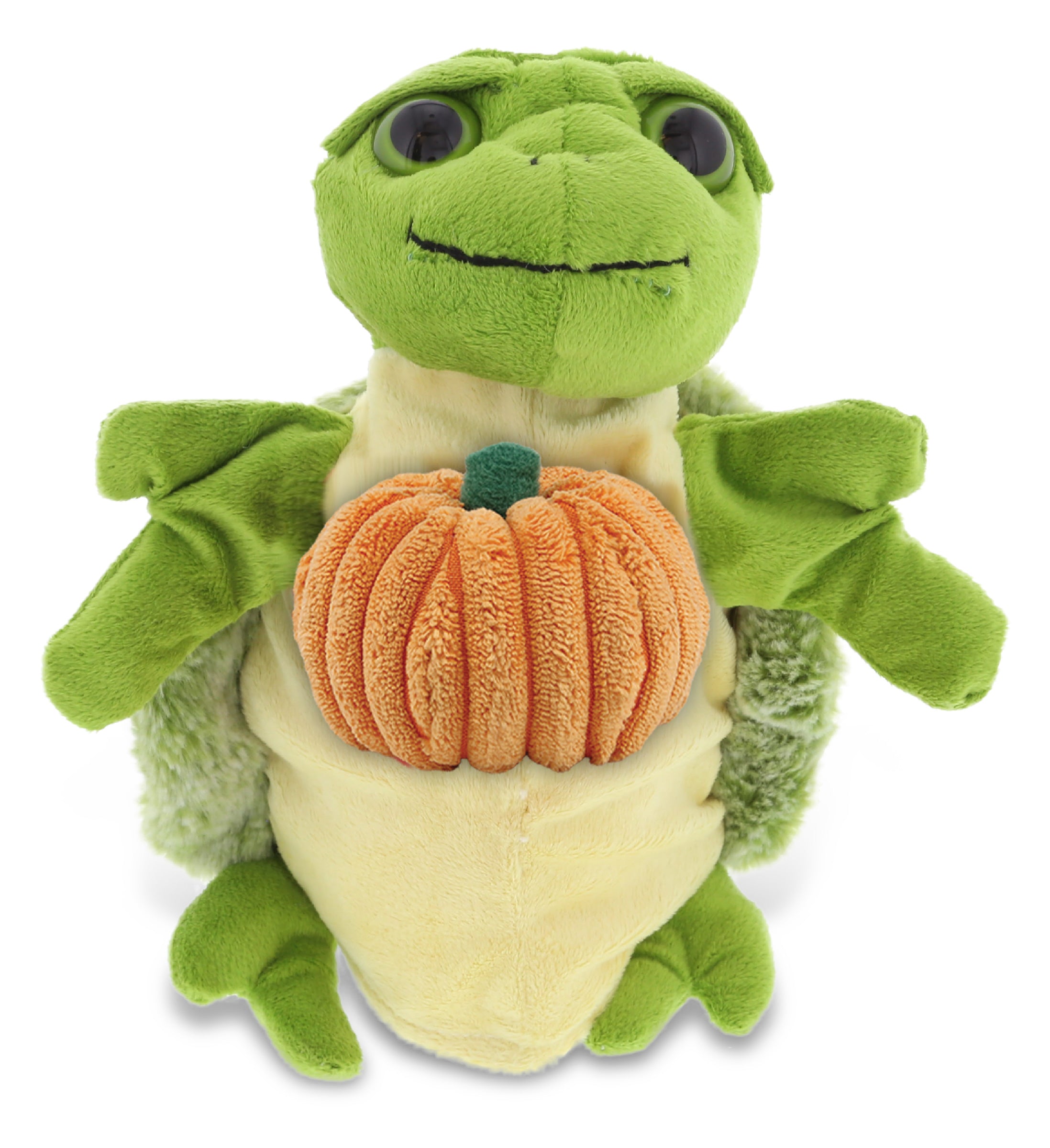 PLUSH PUMPKIN - SUPER SOFT PLUSH HAND PUPPET - SEA TURTLE