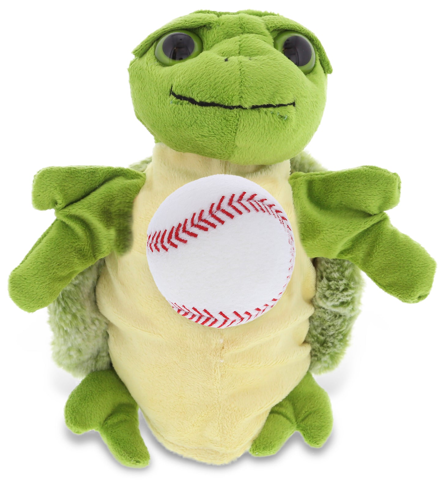 SUPER SOFT PLUSH HAND PUPPET - SEA TURTLE WITH BASEBALL PLUSH