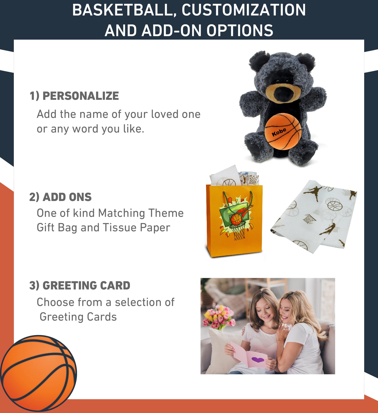 SUPER SOFT PLUSH HAND PUPPET - BLACK BEAR WITH BASKETBALL PLUSH