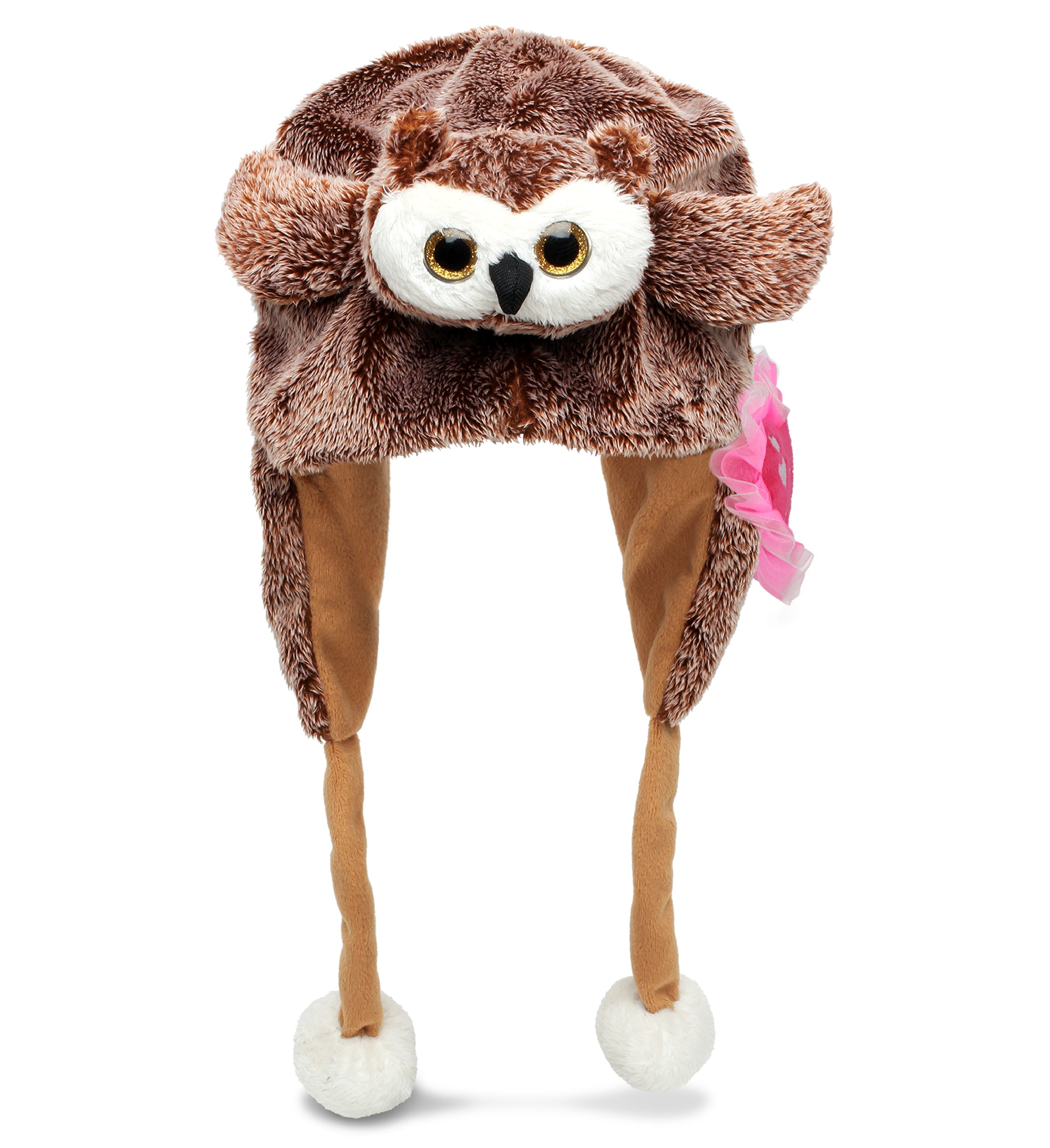 PLUSH MOTHERS DAY HEART - SUPER SOFT PLUSH HAT - OWL