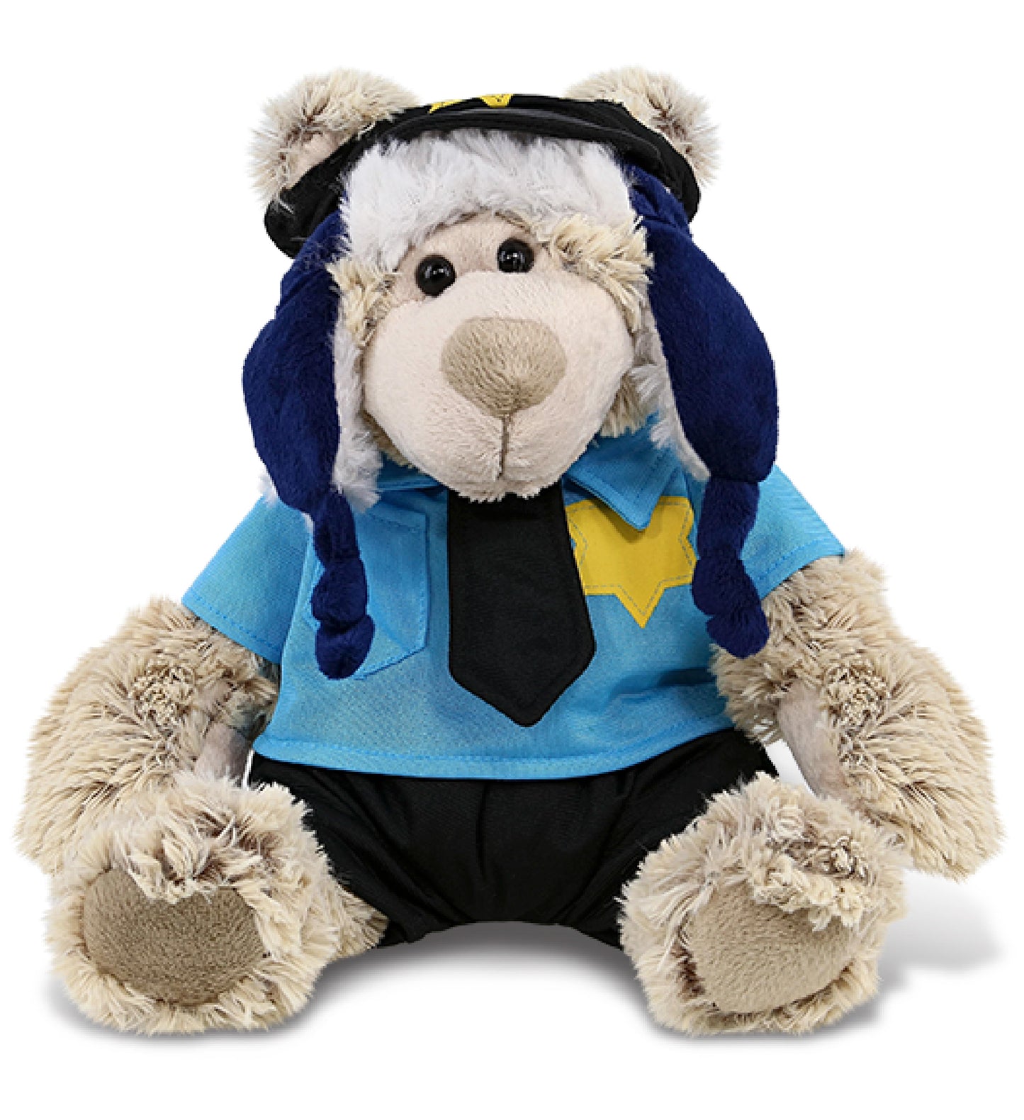 PLUSH POLICE - SUPER SOFT PLUSH WITH CLOTHES - POLAR BEAR