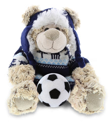 SUPER SOFT PLUSH WITH CLOTHES - POLAR BEAR WITH SOCCER PLUSH