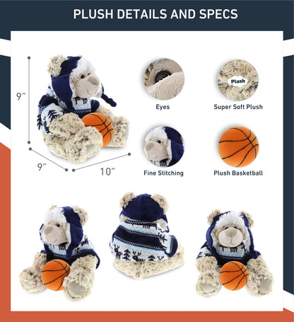 SUPER SOFT PLUSH WITH CLOTHES - POLAR BEAR WITH BASKETBALL PLUSH