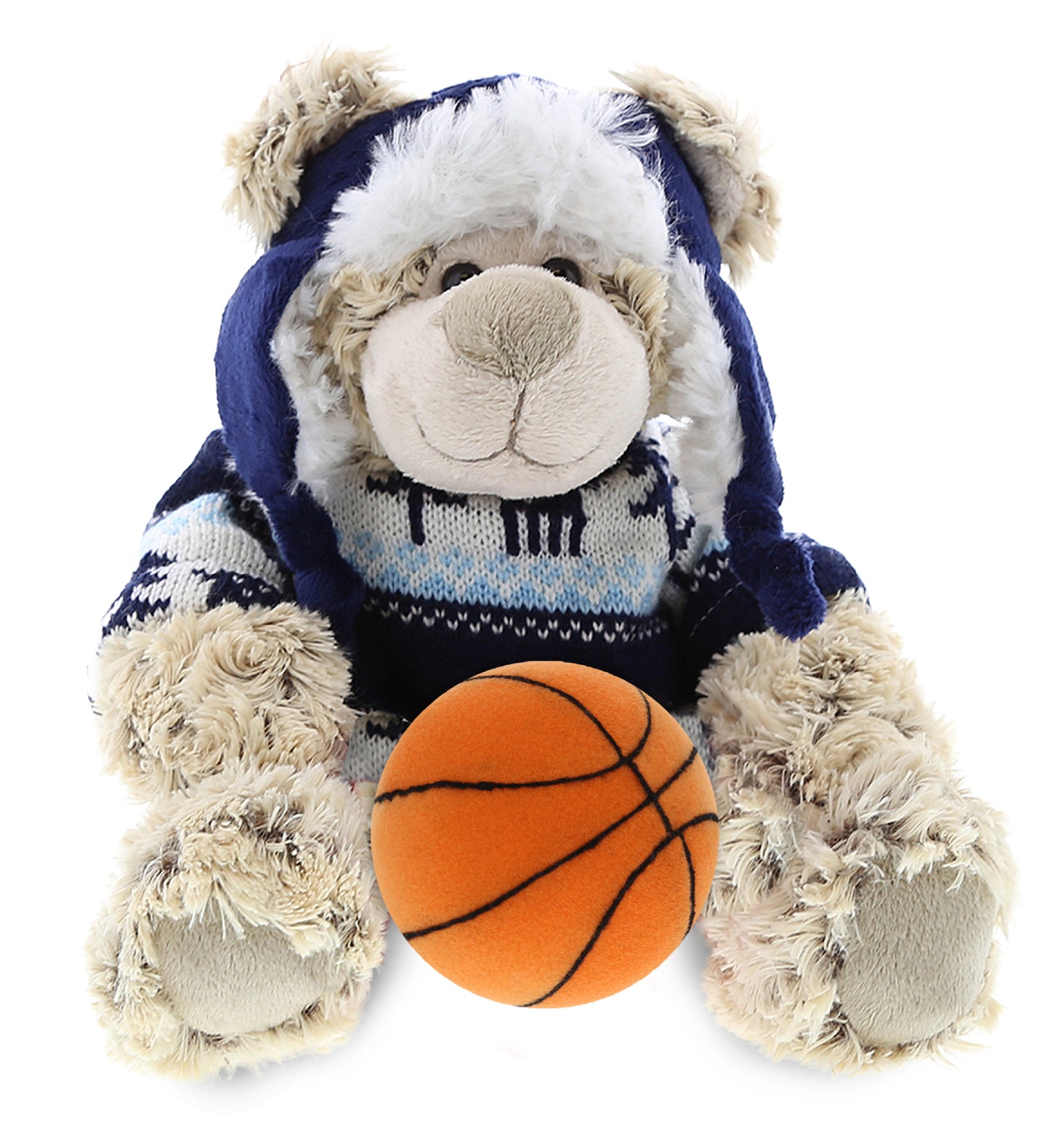 SUPER SOFT PLUSH WITH CLOTHES - POLAR BEAR WITH BASKETBALL PLUSH
