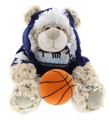 SUPER SOFT PLUSH WITH CLOTHES - POLAR BEAR WITH BASKETBALL PLUSH