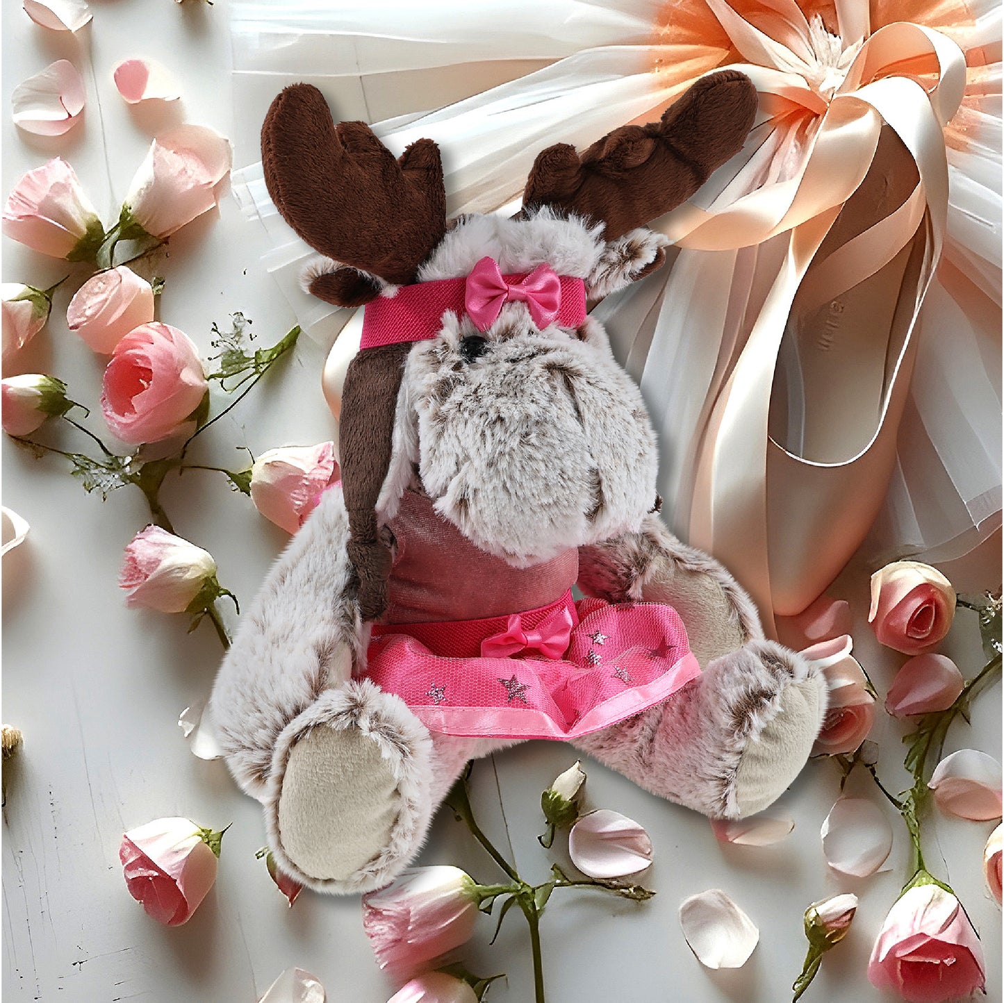 SUPER SOFT PLUSH WITH CLOTHES - MOOSE BALLERINA