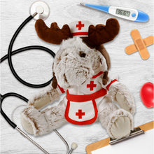 SUPER SOFT PLUSH WITH CLOTHES - MOOSE NURSE