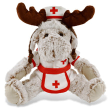 SUPER SOFT PLUSH WITH CLOTHES - MOOSE NURSE