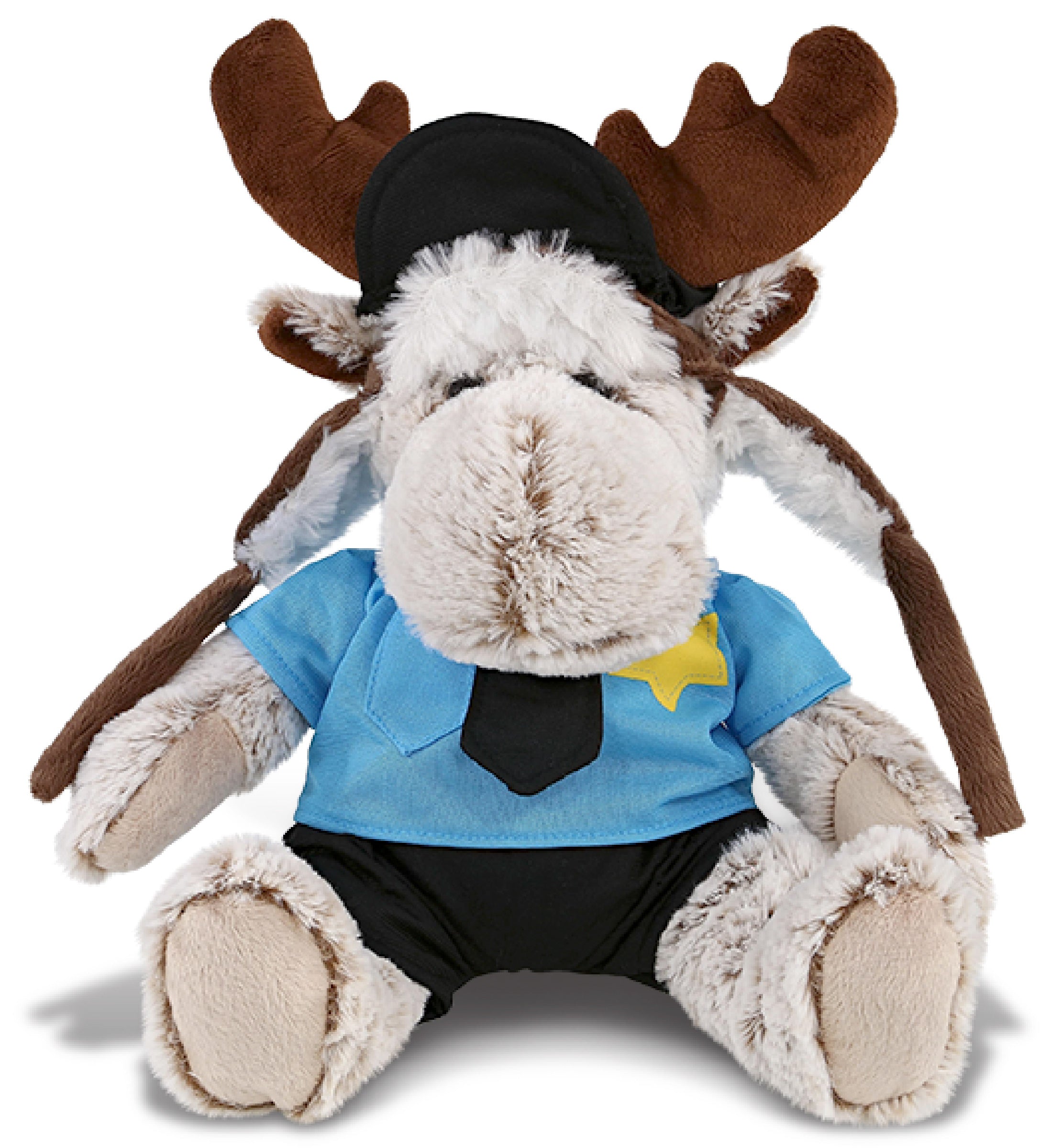 PLUSH POLICE - SUPER SOFT PLUSH WITH CLOTHES - MOOSE