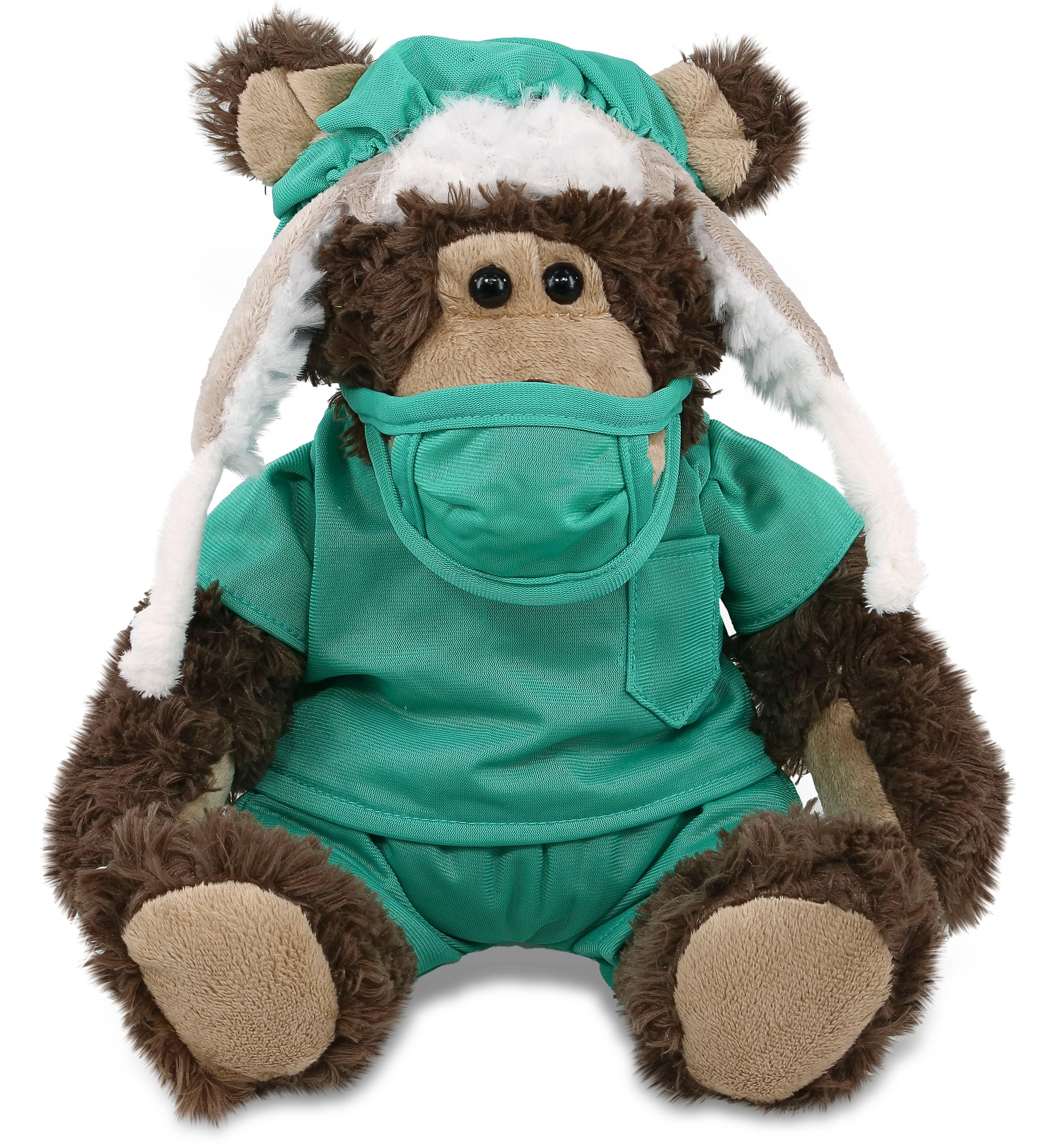 PLUSH DOCTOR - SUPER SOFT PLUSH WITH CLOTHES - GRIZZLY BEAR