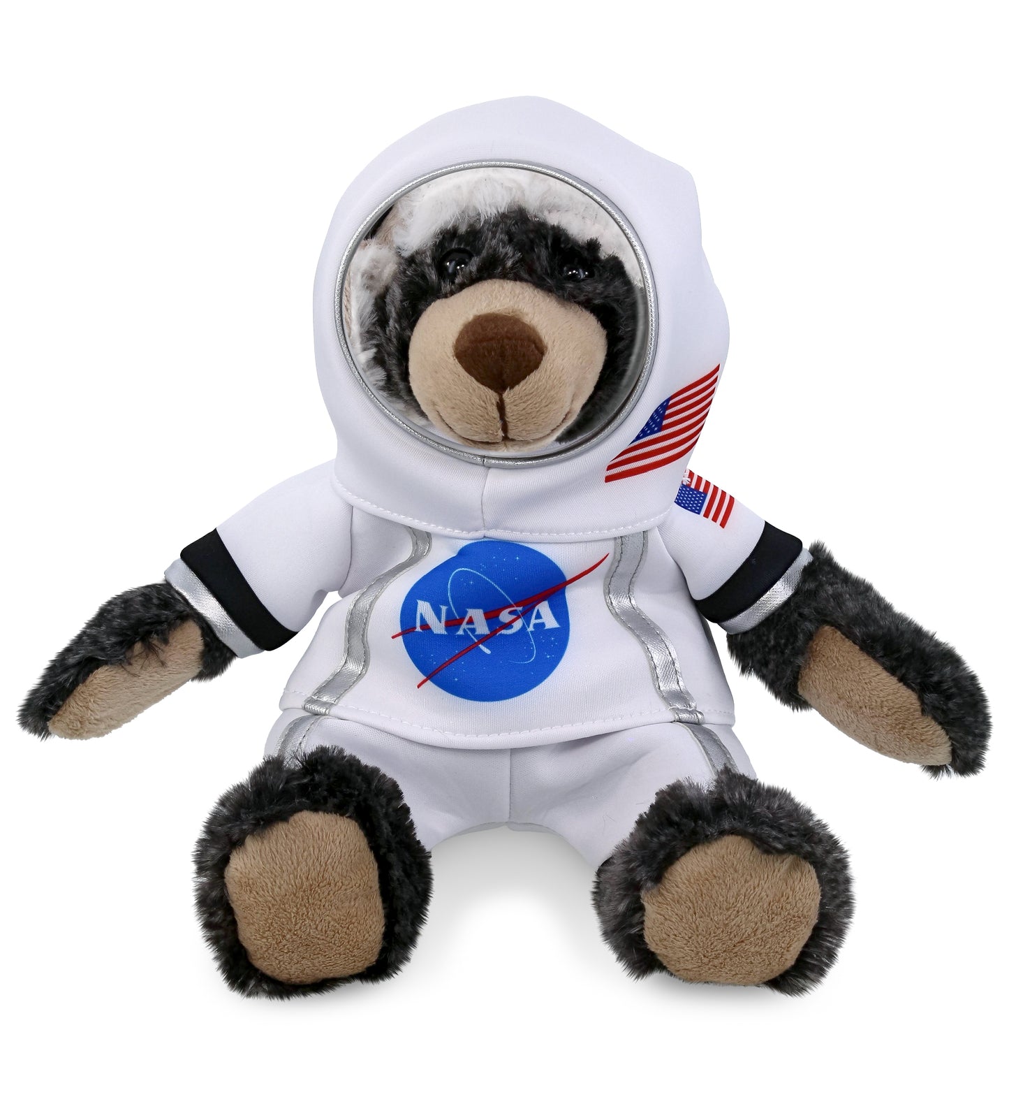 PLUSH ASTRONAUT - SUPER SOFT PLUSH WITH CLOTHES - BLACK BEAR