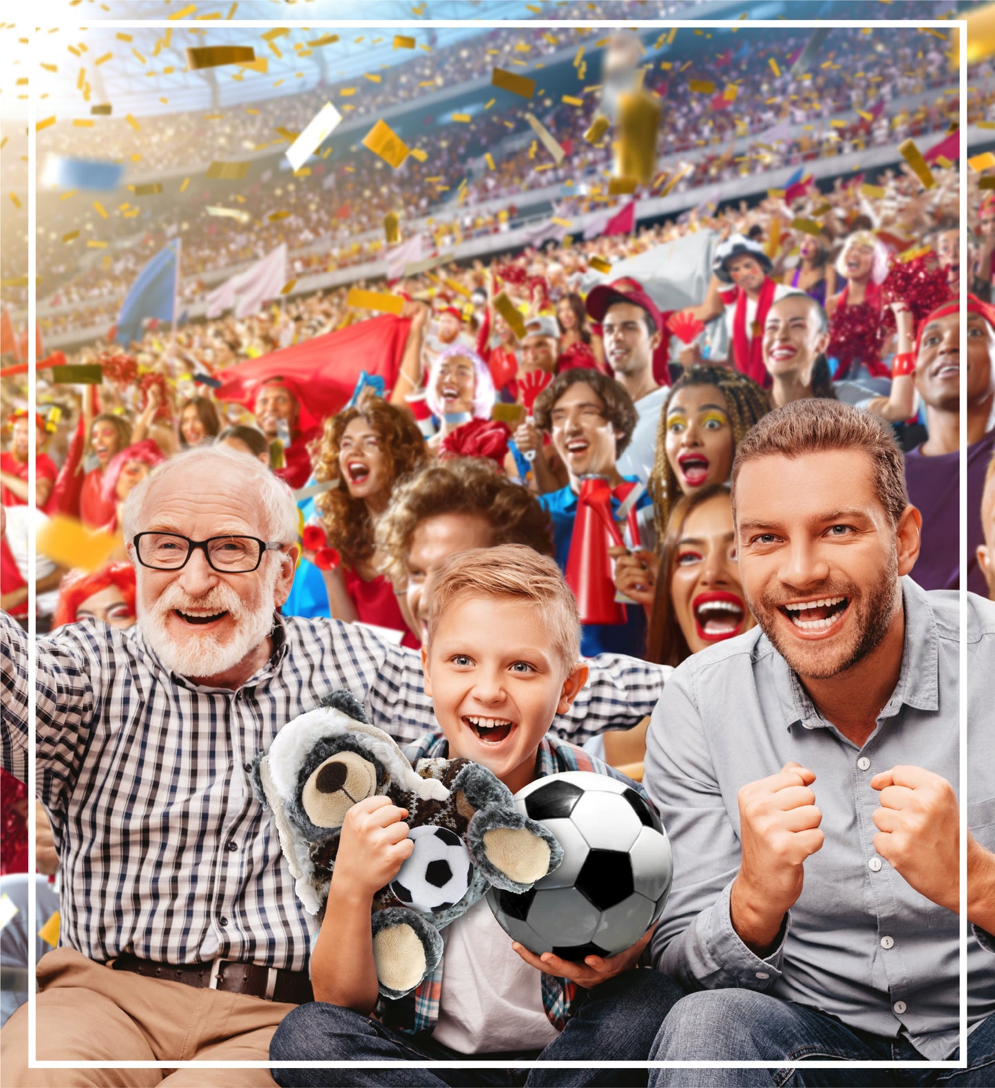 SUPER SOFT PLUSH WITH CLOTHES - BLACK BEAR WITH SOCCER PLUSH