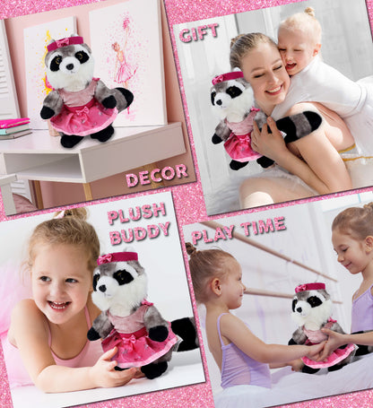 SUPER SOFT PLUSH - RACCOON Ballerina