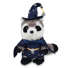 SUPER SOFT PLUSH - RACCOON WITH WIZARD DRESS UP