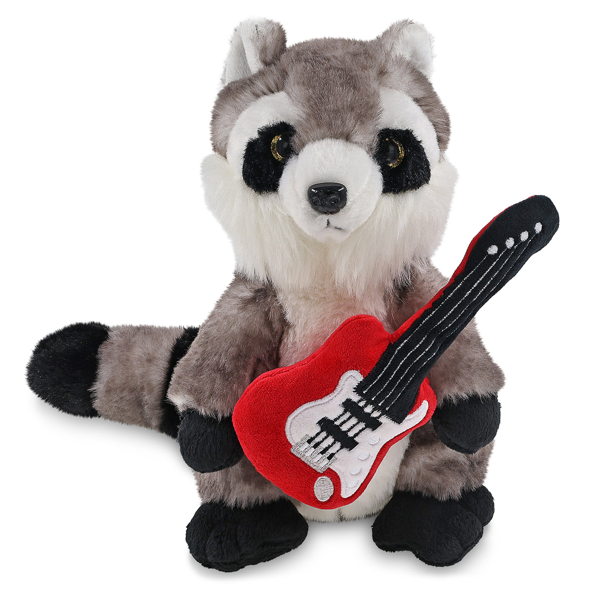 SUPER SOFT PLUSH - RACCOON WITH GUITAR ADD ON