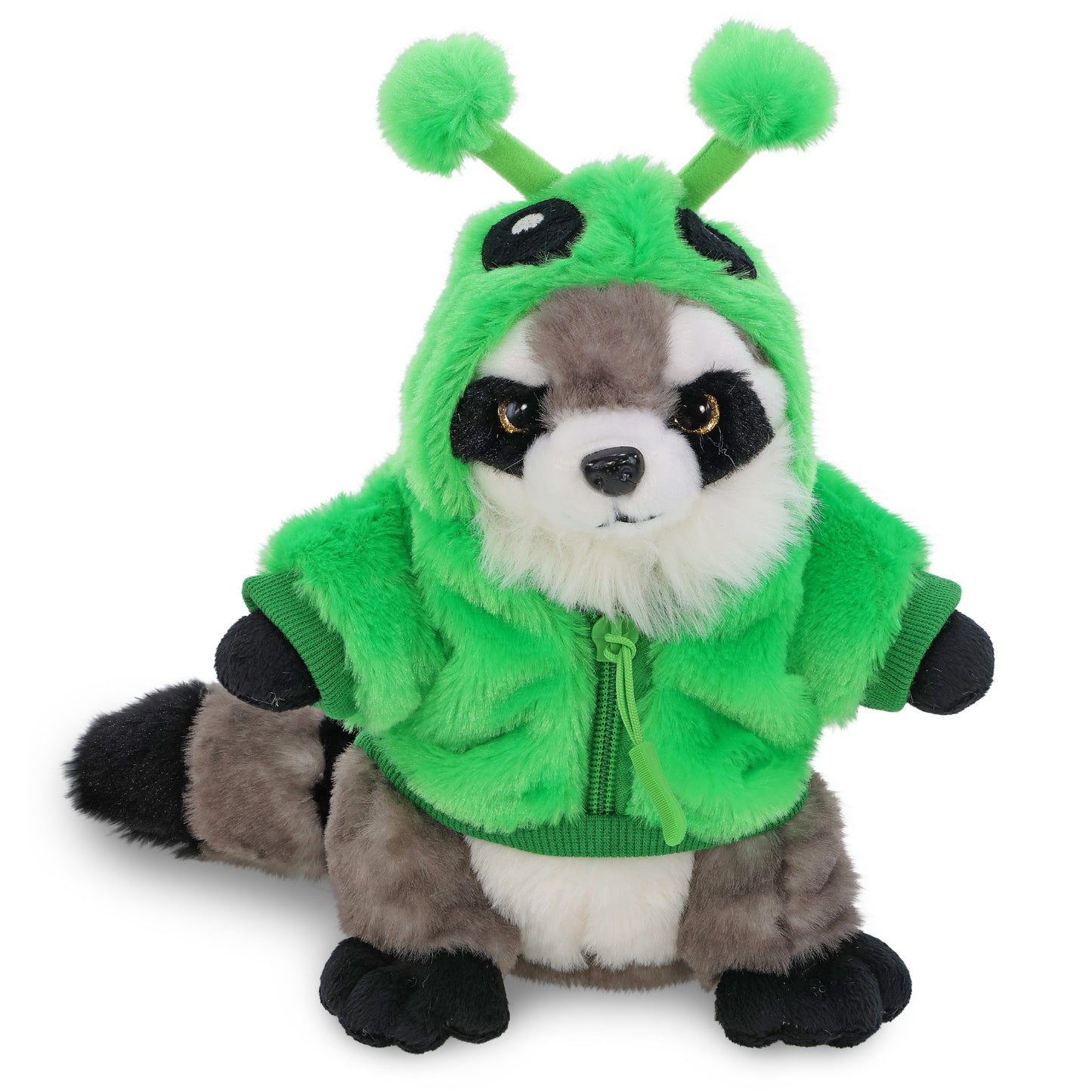 SUPER SOFT PLUSH - RACCOON WITH ALIEN SWEATER