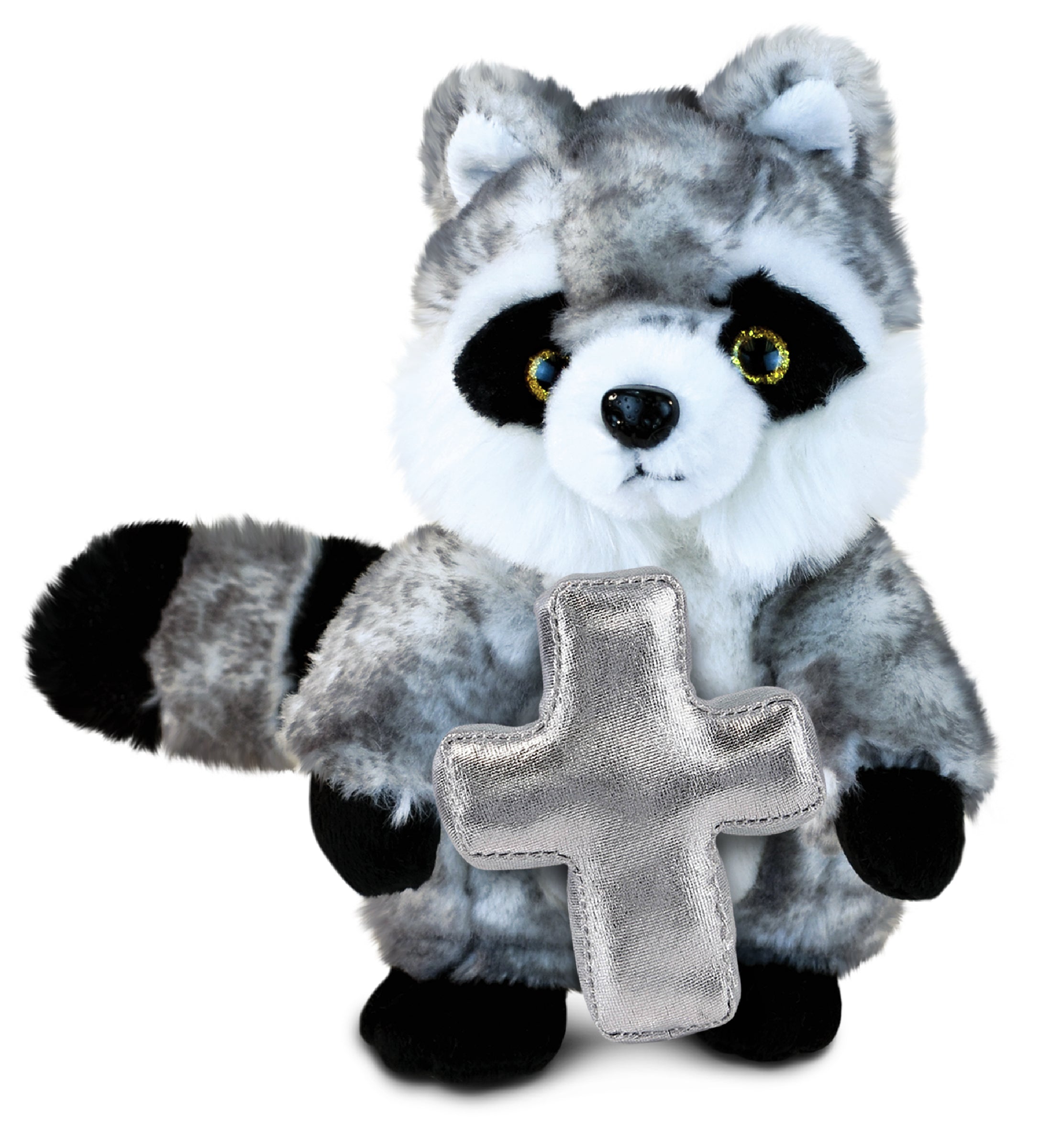 PLUSH CROSS - SUPER SOFT PLUSH - RACCOON