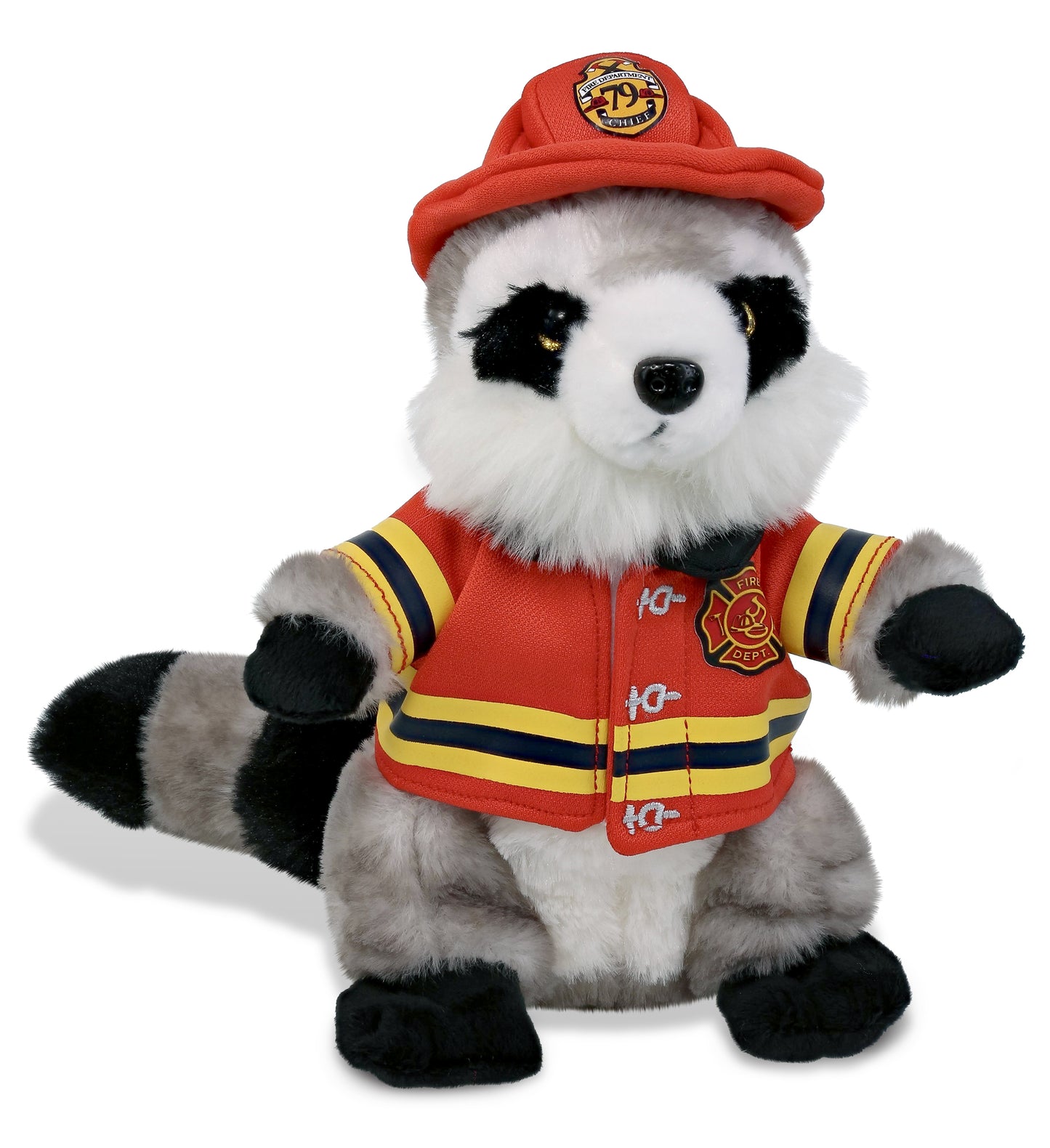PLUSH FIREMAN - SUPER SOFT PLUSH - RACCOON