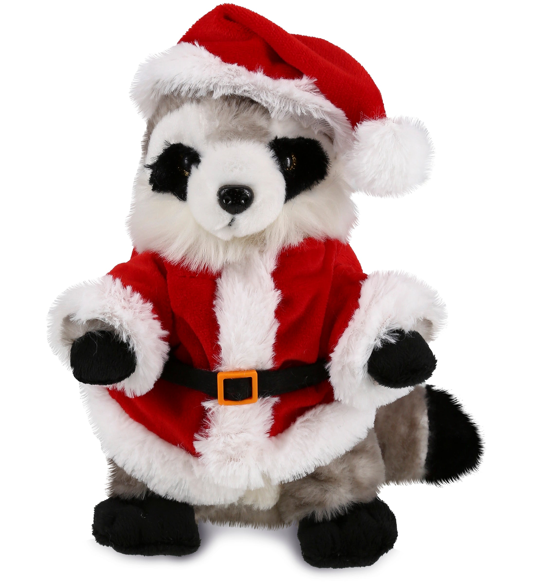 PLUSH SANTA - SUPER SOFT PLUSH - RACCOON