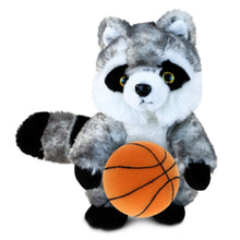 SUPER SOFT PLUSH - RACCOON WITH BASKETBALL PLUSH