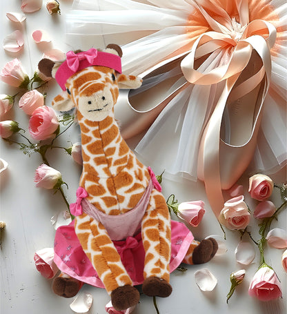 SUPER SOFT PLUSH - WILD SMALL GIRAFFE Ballerina