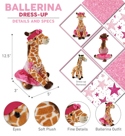 SUPER SOFT PLUSH - WILD SMALL GIRAFFE Ballerina