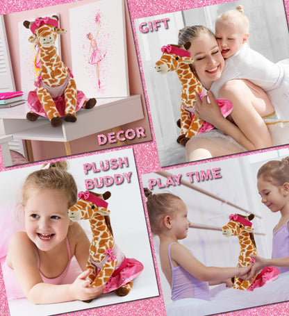 SUPER SOFT PLUSH - WILD SMALL GIRAFFE Ballerina