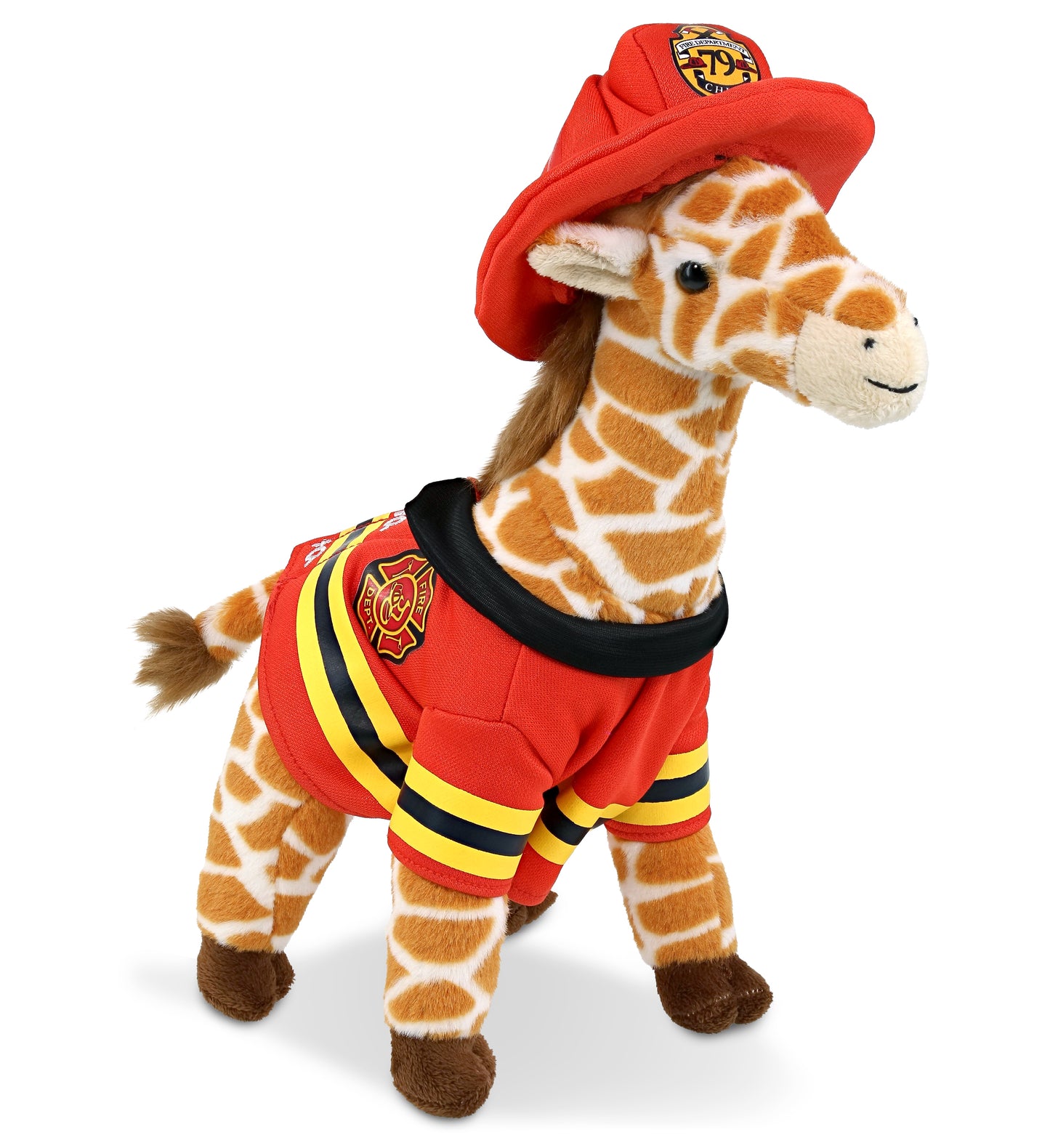 PLUSH FIREMAN - SUPER SOFT PLUSH - WILD SMALL GIRAFFE