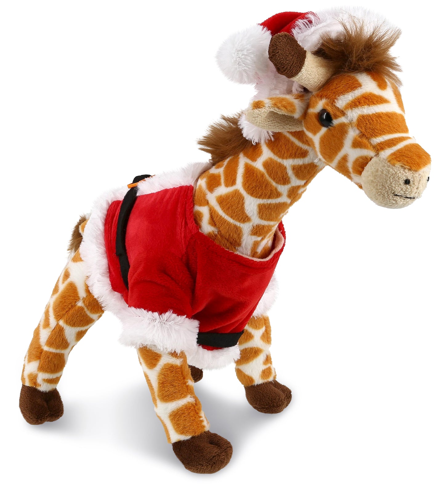 PLUSH SANTA - SUPER SOFT PLUSH - WILD SMALL GIRAFFE