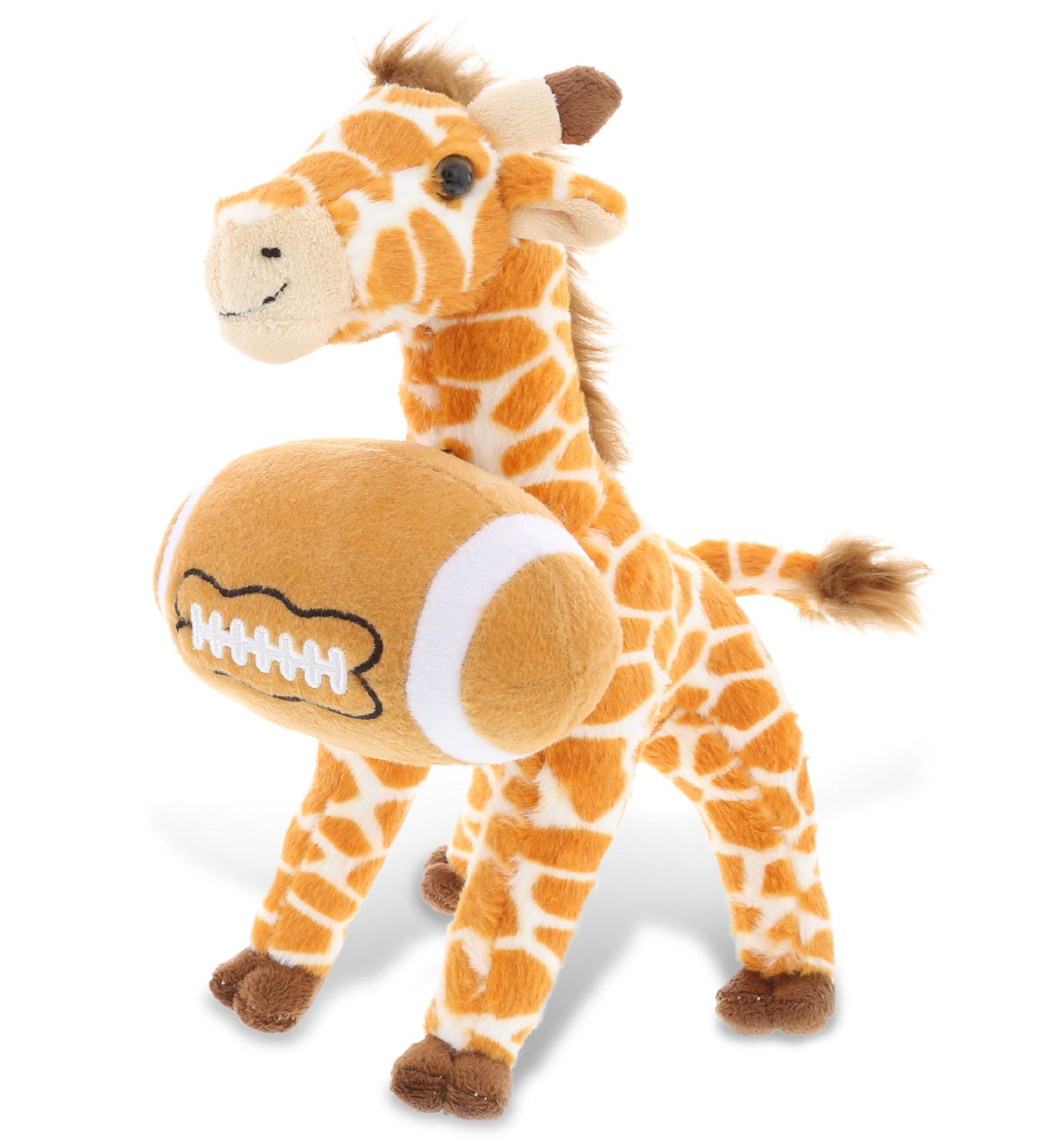 PLUSH FOOTBALL - SUPER SOFT PLUSH - WILD SMALL GIRAFFE