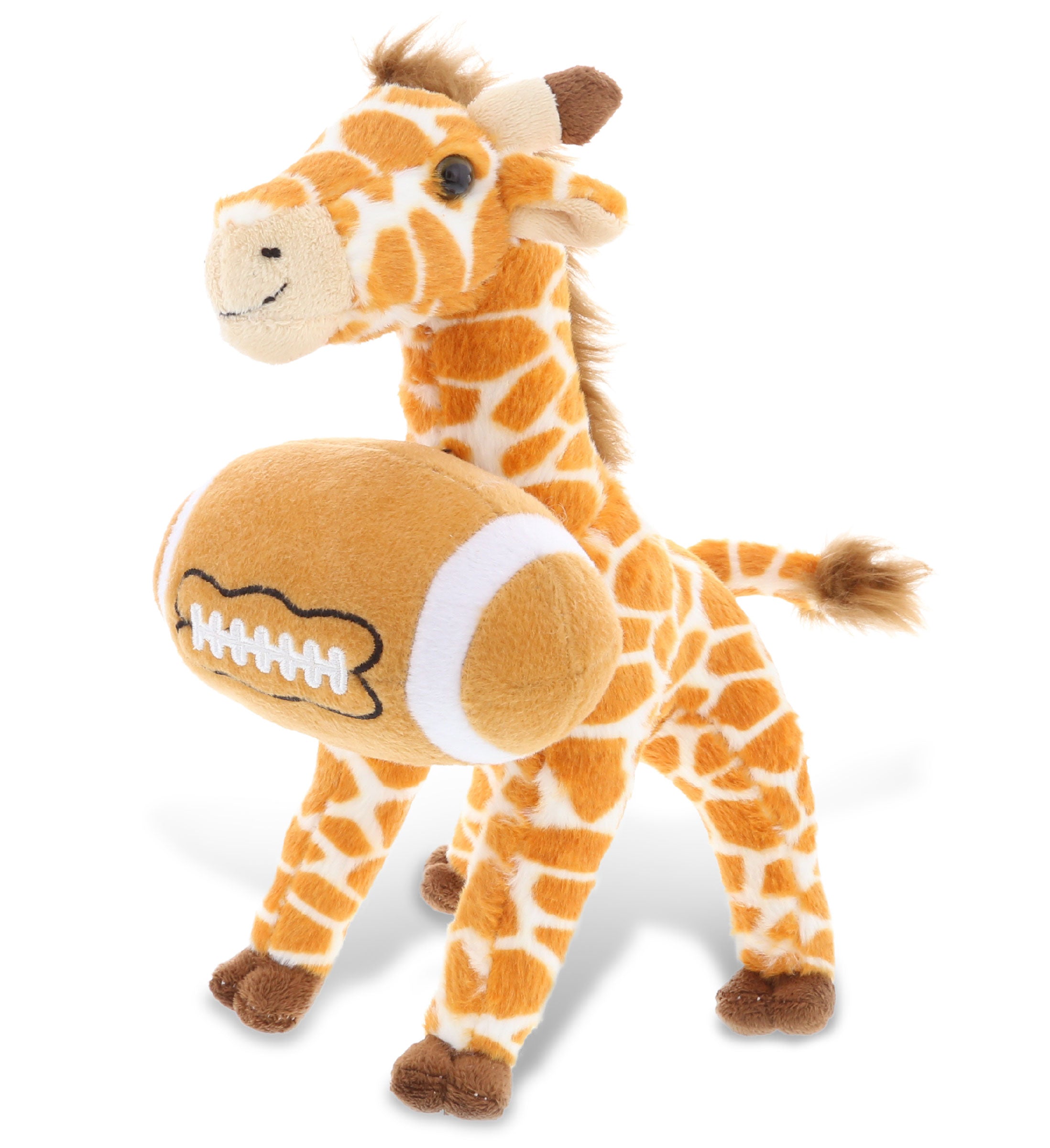 PLUSH FOOTBALL - SUPER SOFT PLUSH - WILD SMALL GIRAFFE