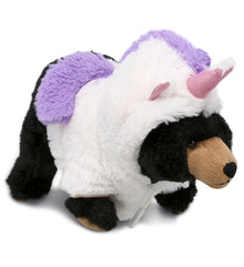 PLUSH UNICORN - SUPER SOFT PLUSH - WILD SMALL BLACK BEAR
