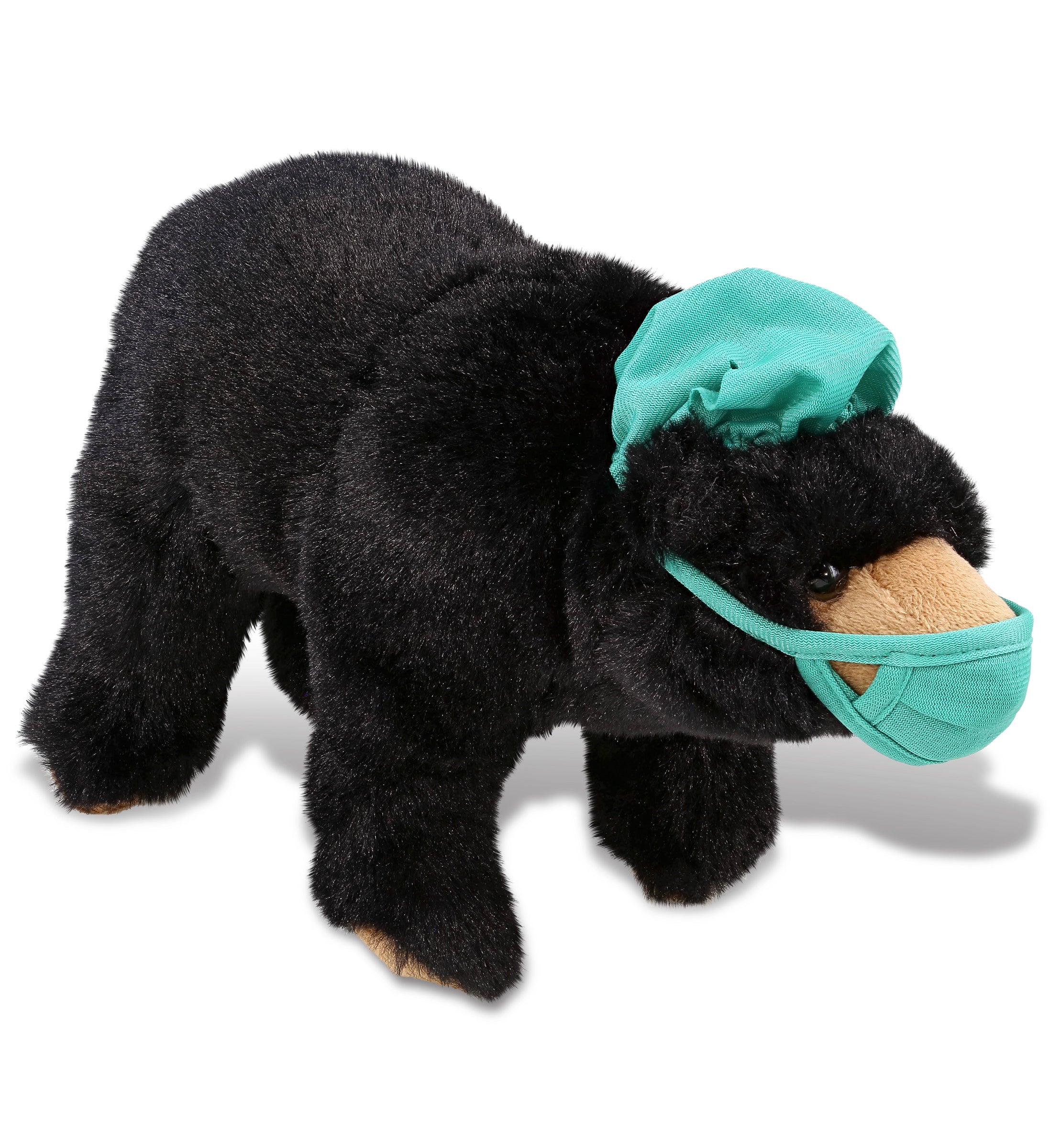 PLUSH DOCTOR - SUPER SOFT PLUSH - WILD SMALL BLACK BEAR