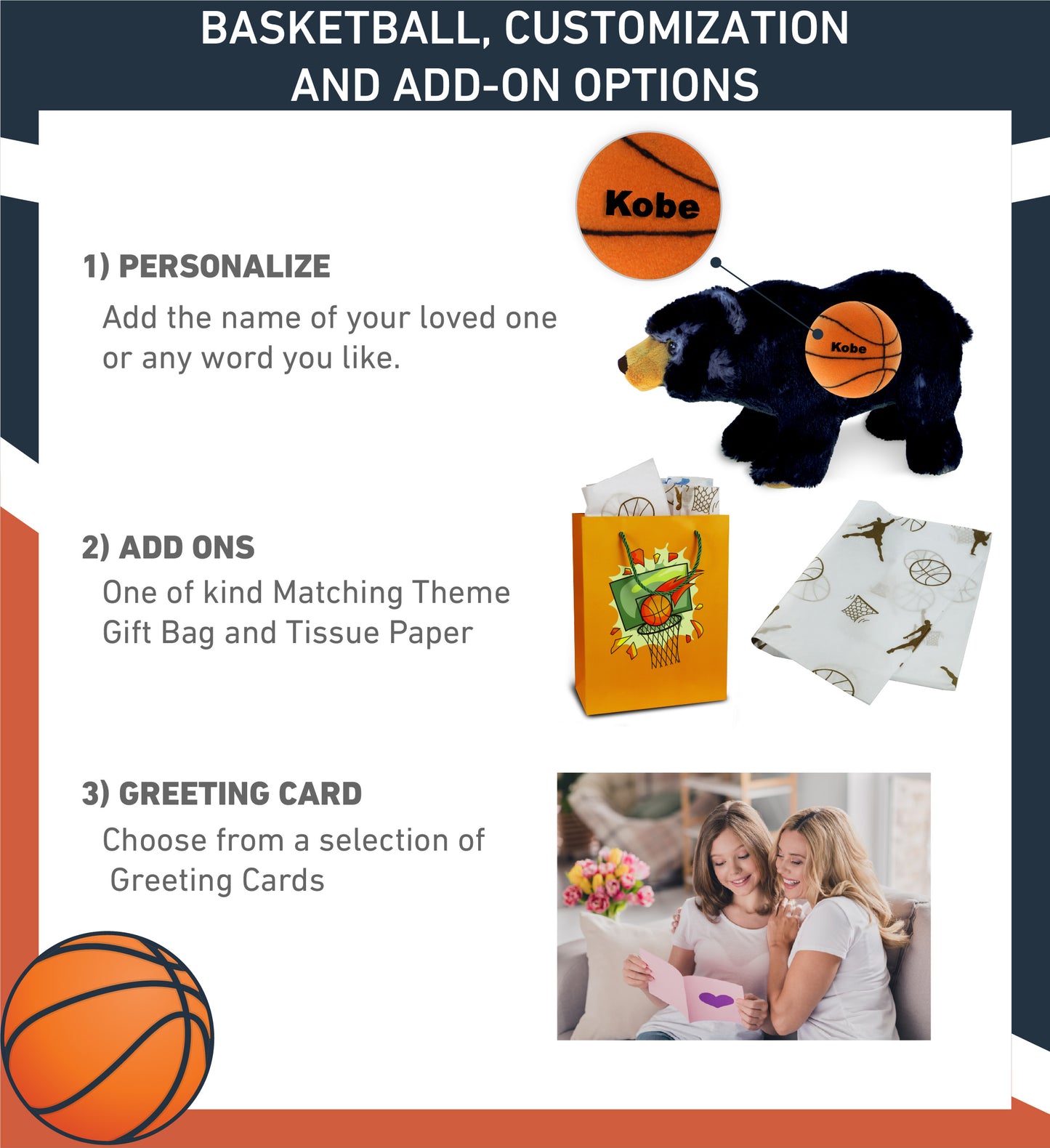 SUPER SOFT PLUSH - WILD SMALL BLACK BEAR WITH BASKETBALL PLUSH