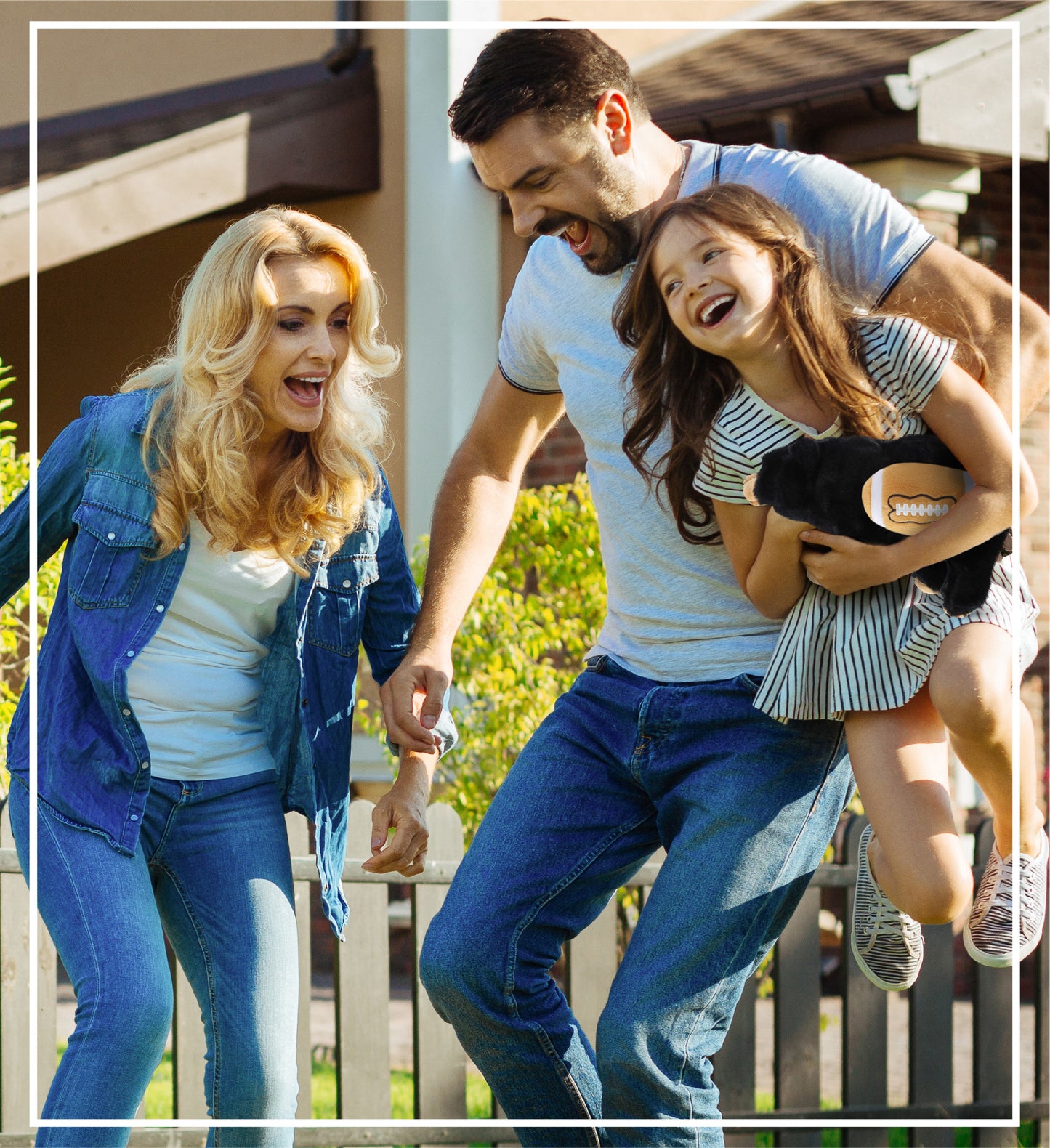 SUPER SOFT PLUSH - WILD SMALL BLACK BEAR WITH FOOTBALL PLUSH