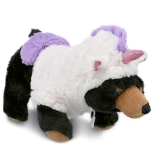 PLUSH UNICORN - SUPER SOFT PLUSH - WILD LARGE BLACK BEAR