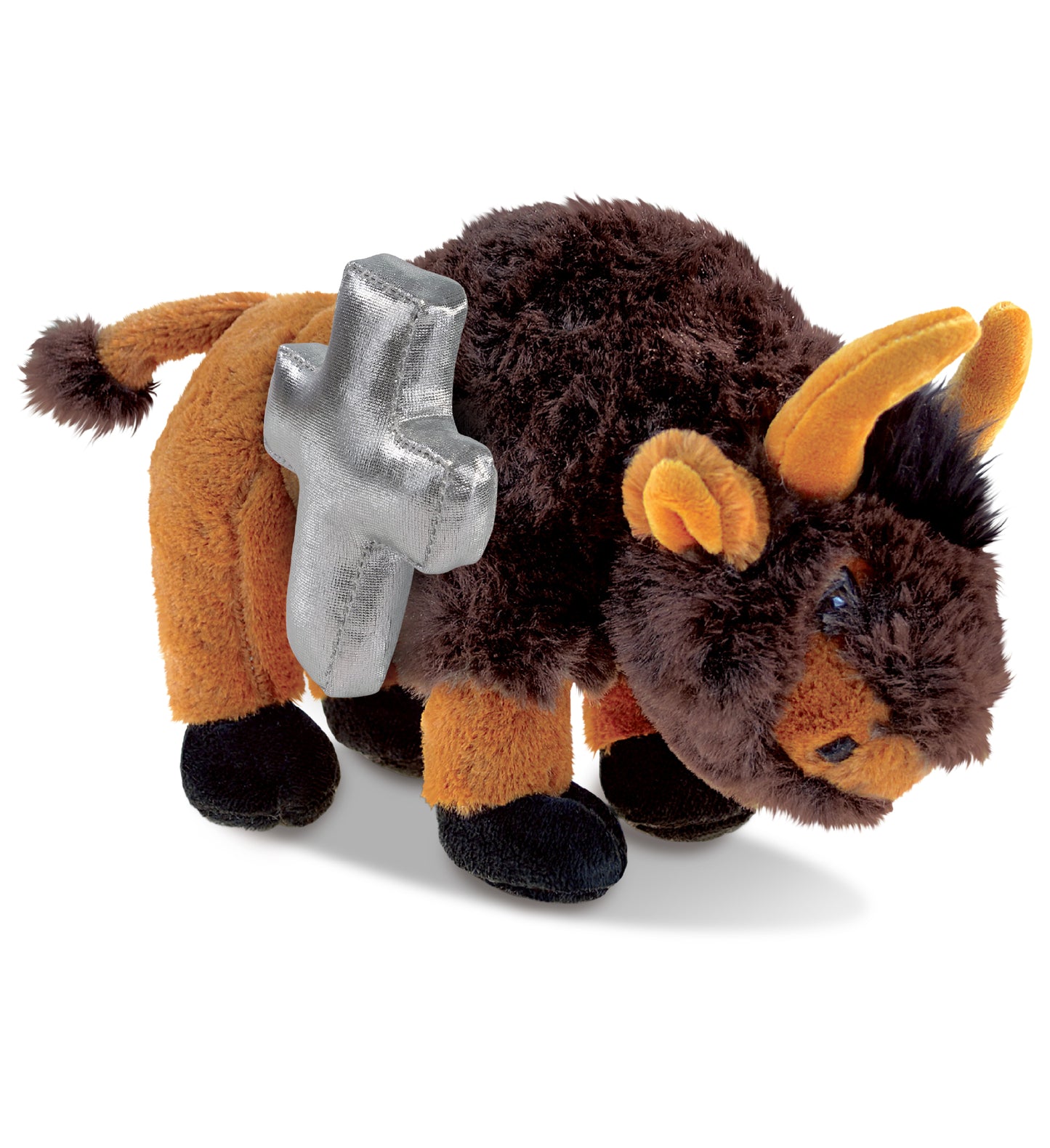 PLUSH CROSS - SUPER SOFT PLUSH - WILD SMALL BUFFALO
