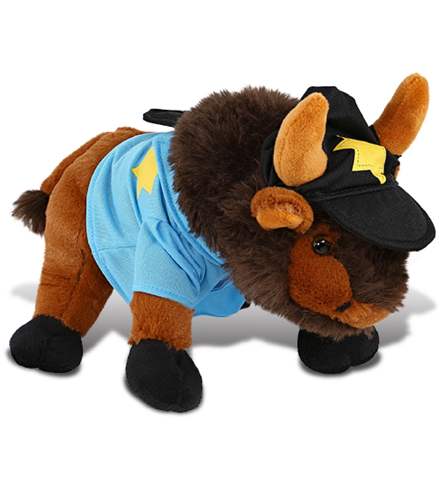 PLUSH POLICE - SUPER SOFT PLUSH - WILD SMALL BUFFALO