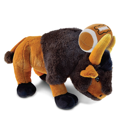 SUPER SOFT PLUSH - WILD LARGE BUFFALO XL WITH FOOTBALL PLUSH